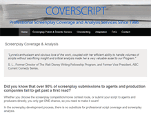 Tablet Screenshot of coverscript.com